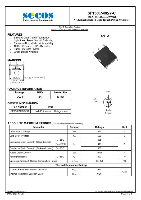 SPT585N08SV-C