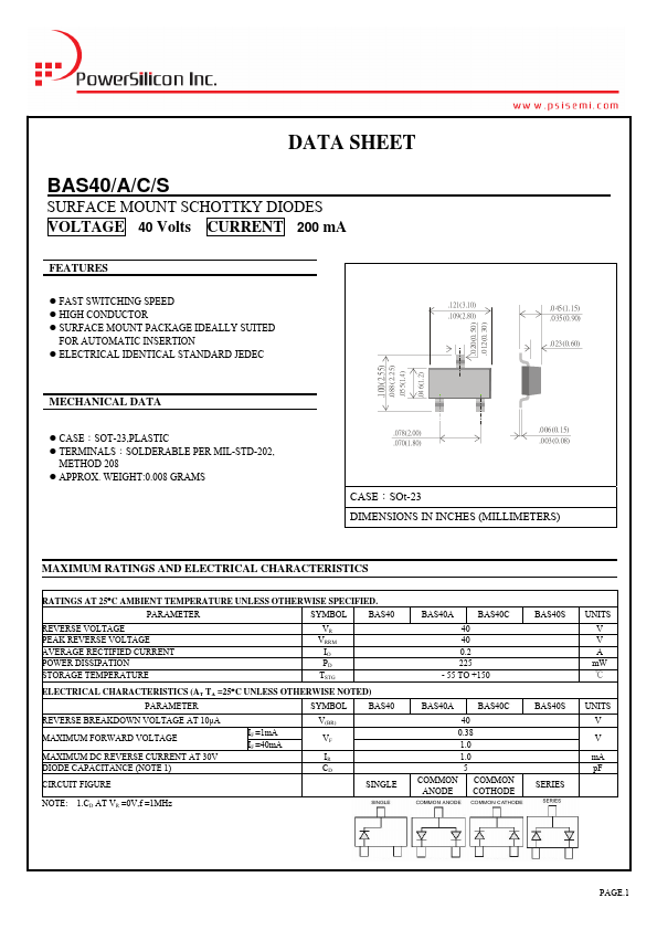 BAS40A