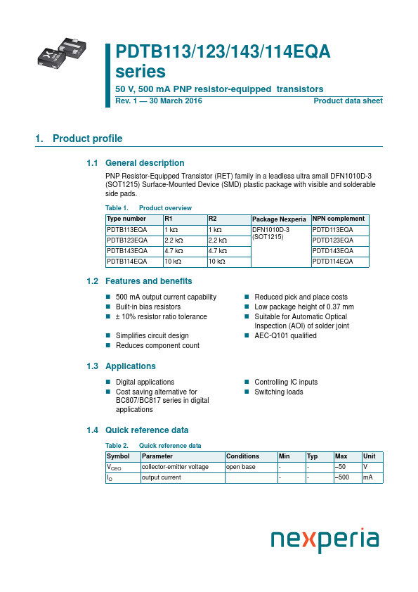 PDTB123EQA