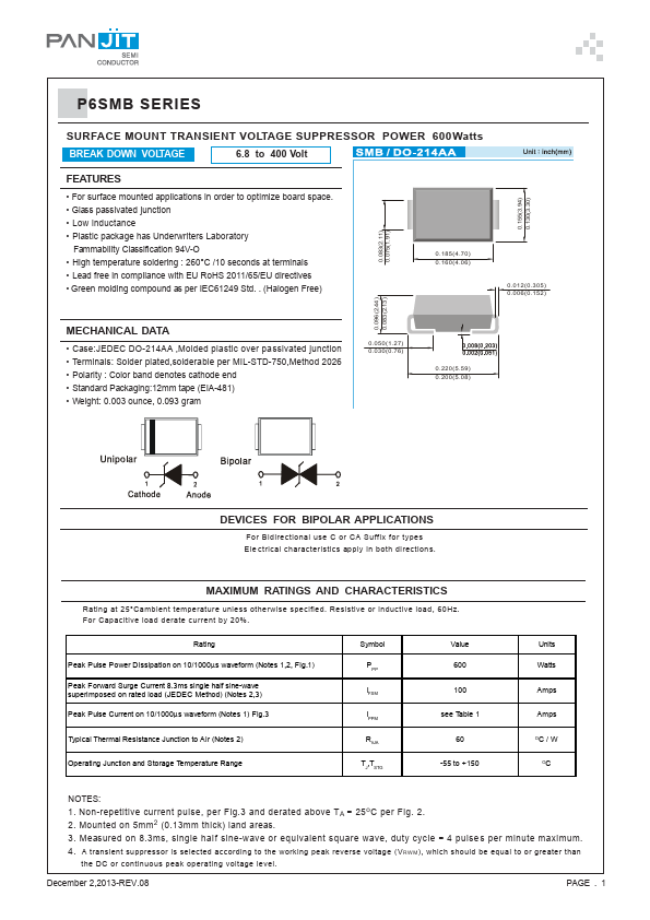 P6SMB10C