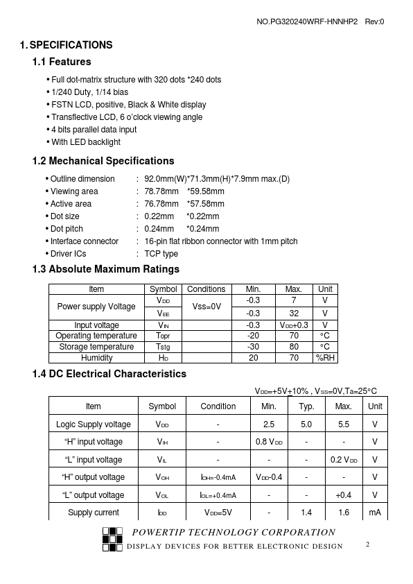 PG320240WRF-HNNHP2