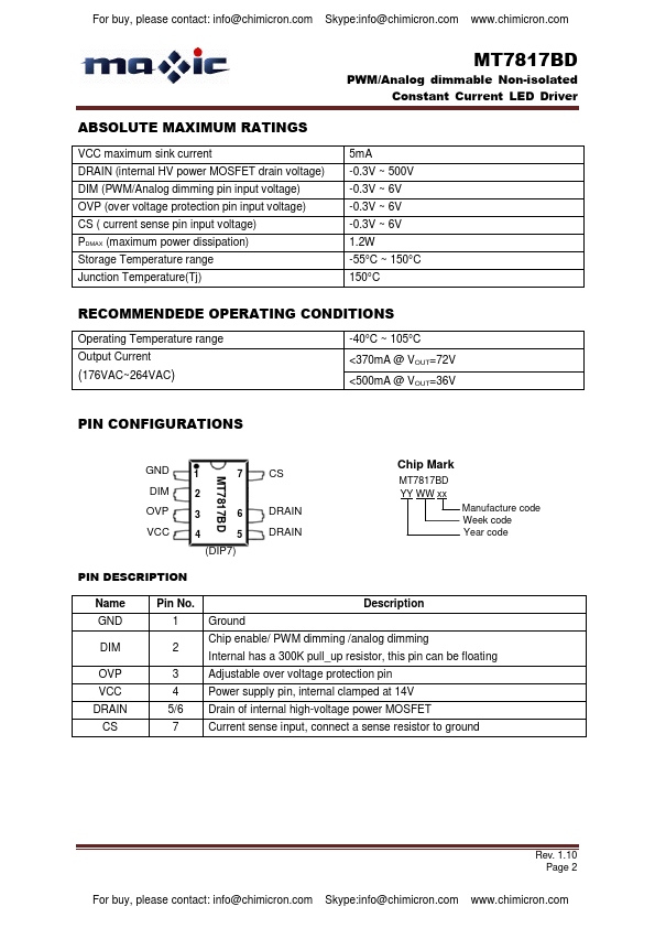 MT7817BD