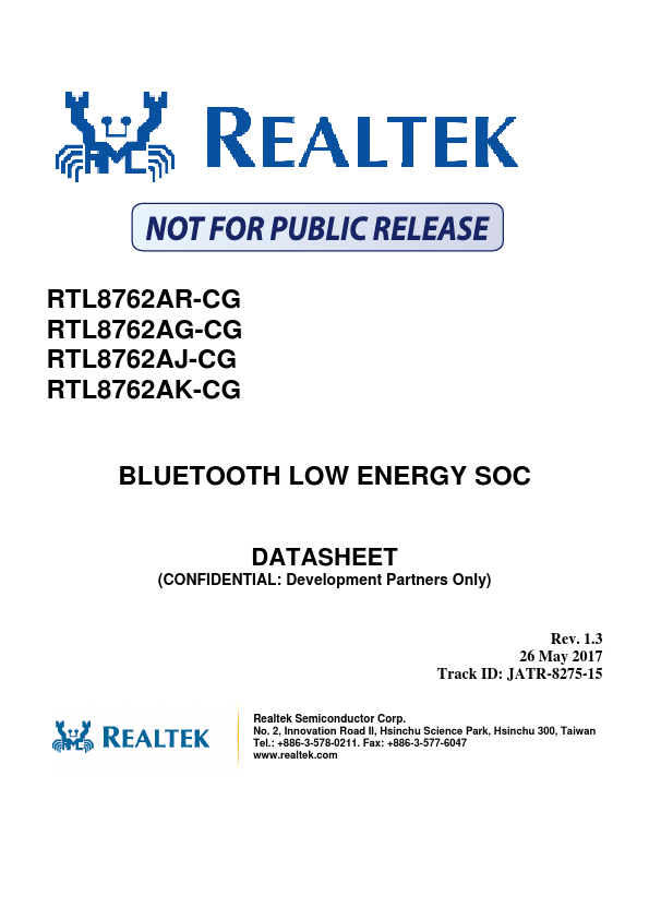 RTL8762AK-CG