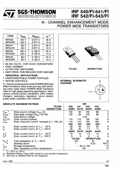 IRF543