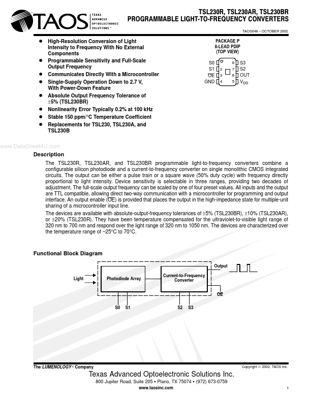 TSL230BR