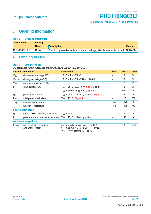 PHD110NQ03LT