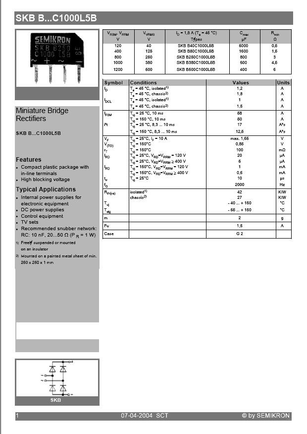 SKBB500C1000L5B