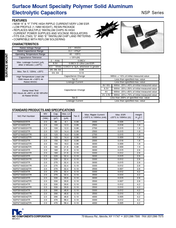 NSP331M2.5D4TR