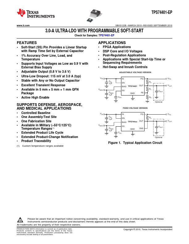 TPS74401-EP