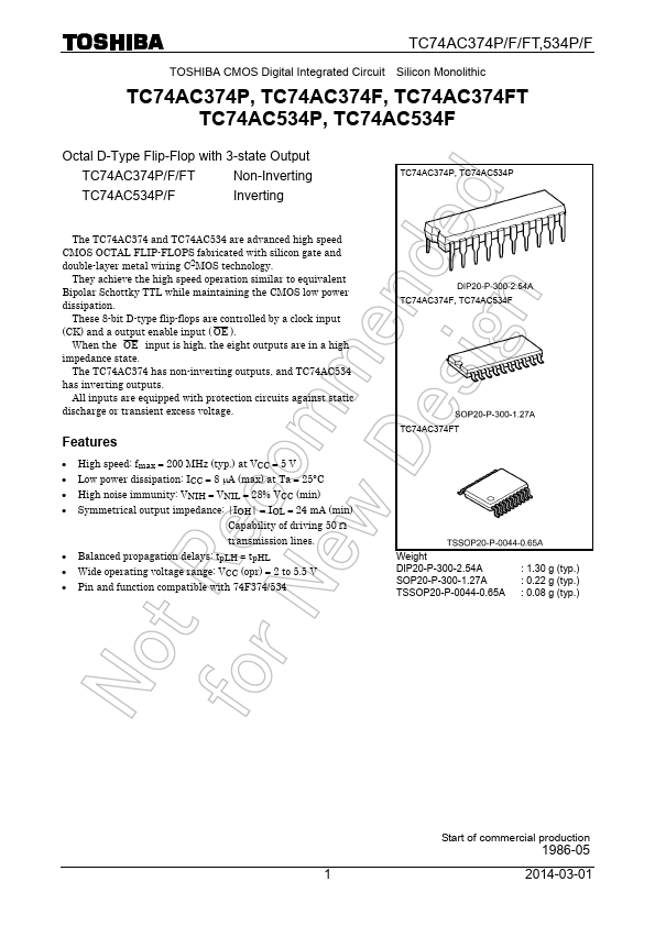 TC74AC534P