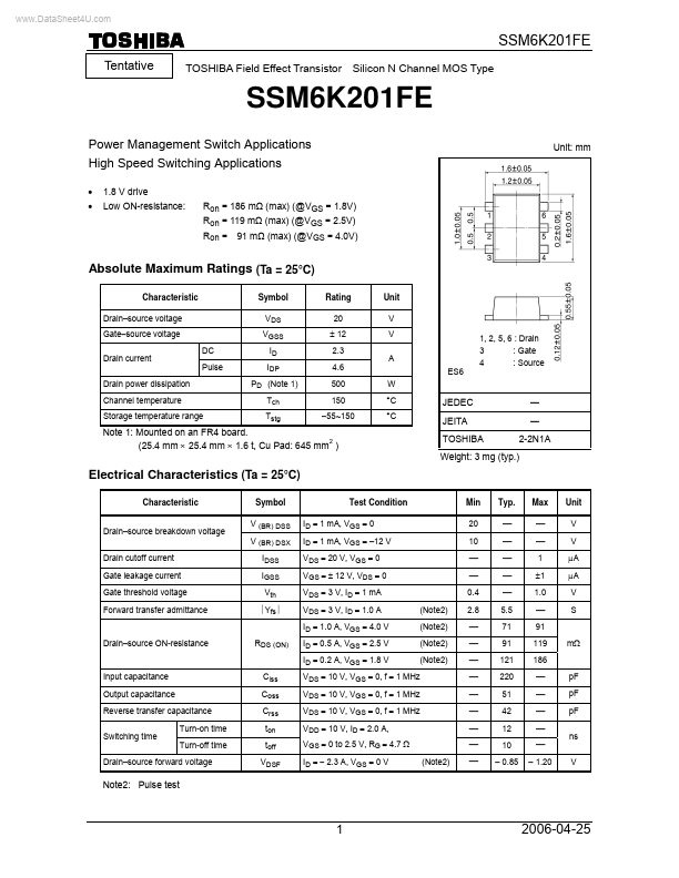 SSM6K201FE