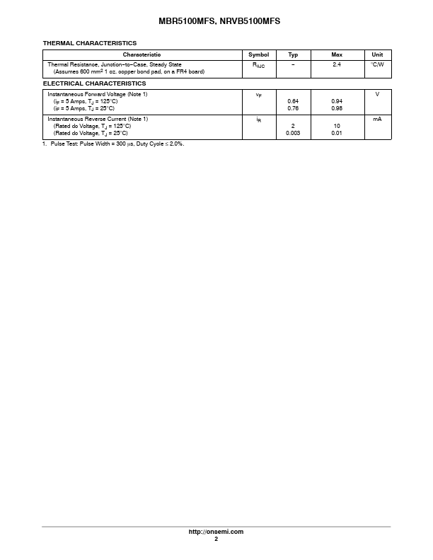 MBR5100MFST1G