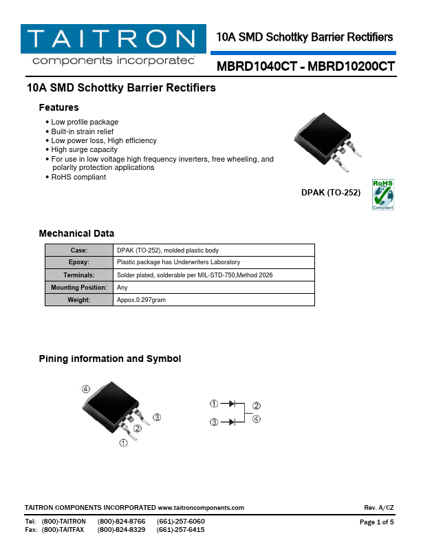 MBRD1045CT