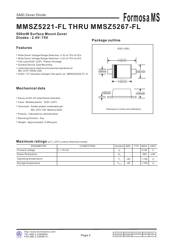 MMSZ5260A-FL