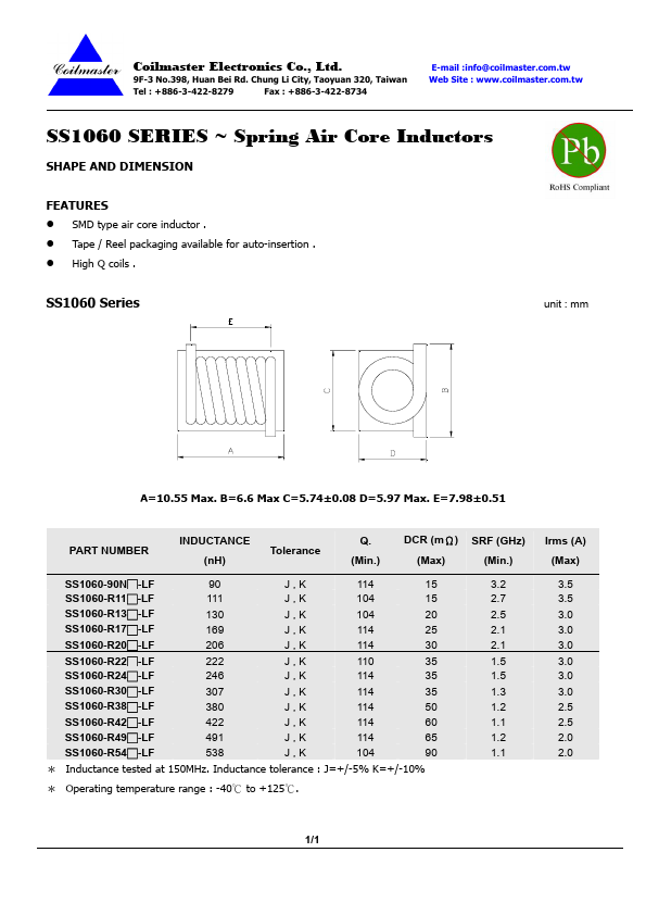 SS1060-R13K-LF