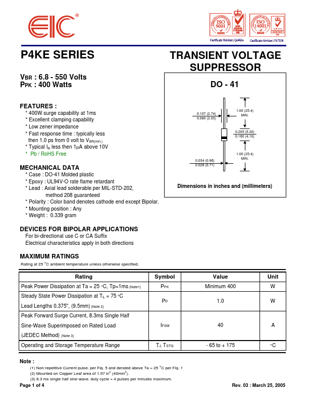 P4KE18