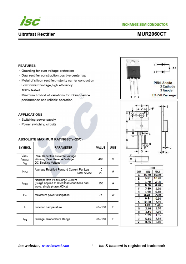 MUR2060CT