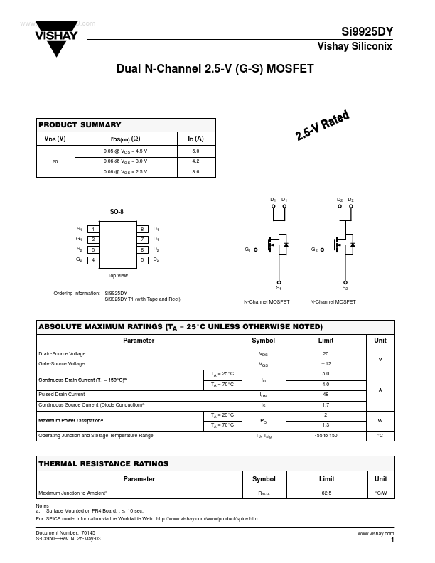 SI9925DY