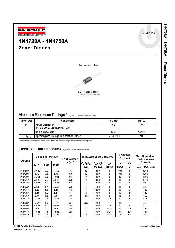 1N4731A