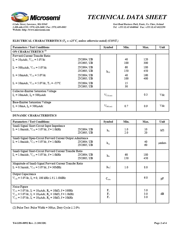 2N2605UB