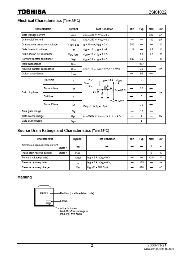 2SK4022