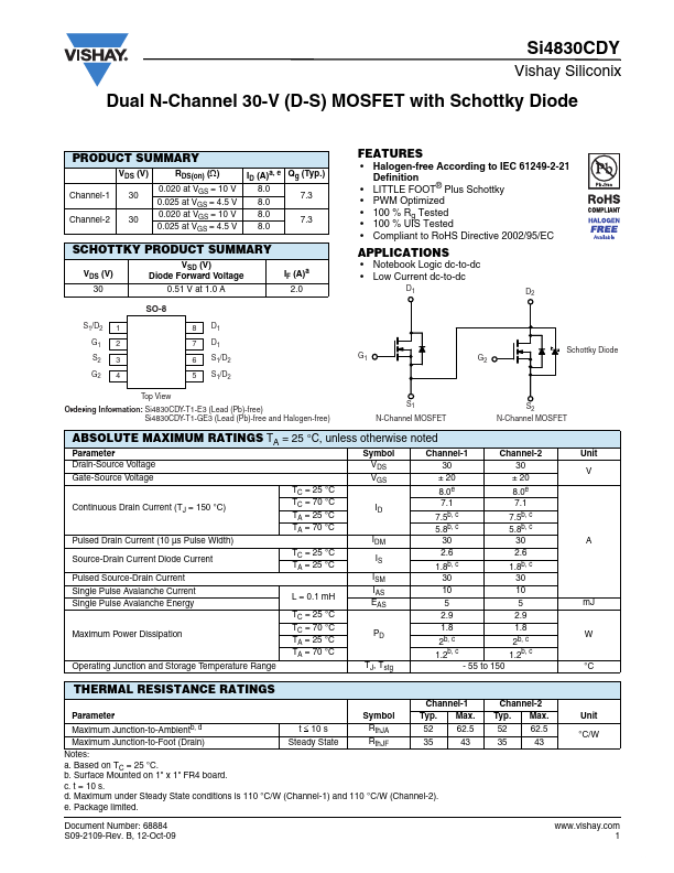 SI4830CDY