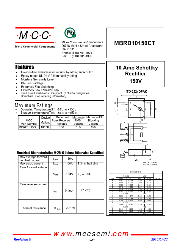 MBRD10150CT