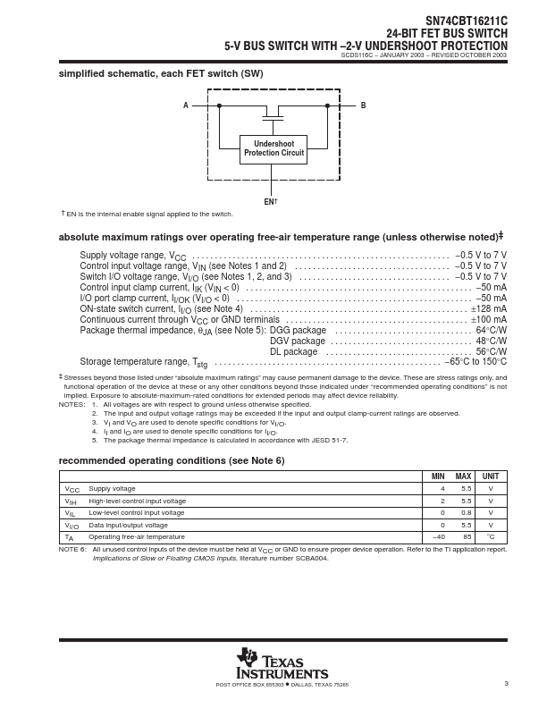 SN74CBT16211C