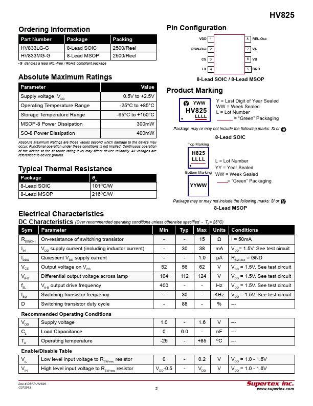 HV825