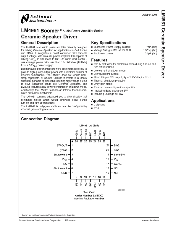 LM4961