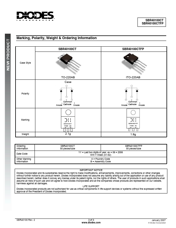 SBR40100CTFP