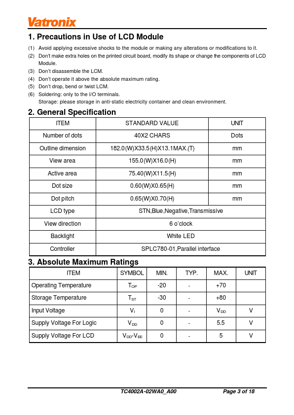 TC4002A-02WA0