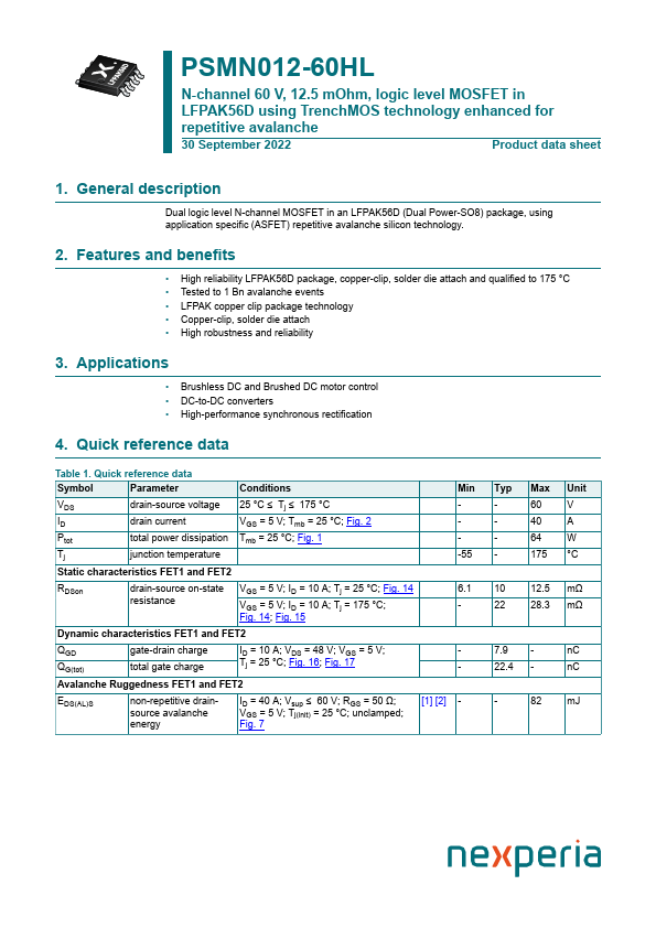 PSMN012-60HL