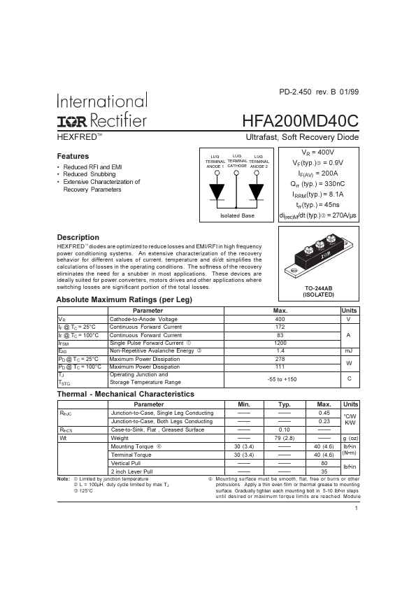 HFA200MD40C