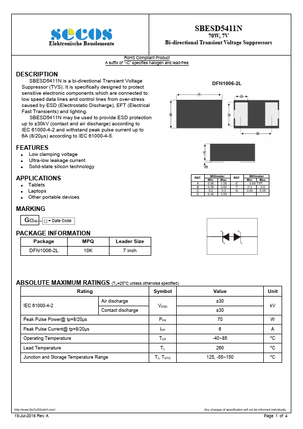 SBESD5411N