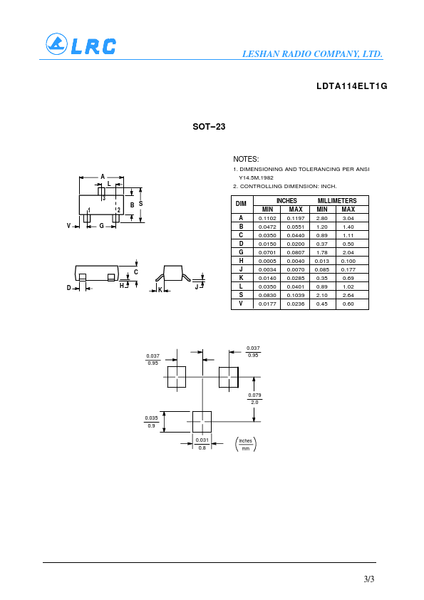 LDTA114EWT1G