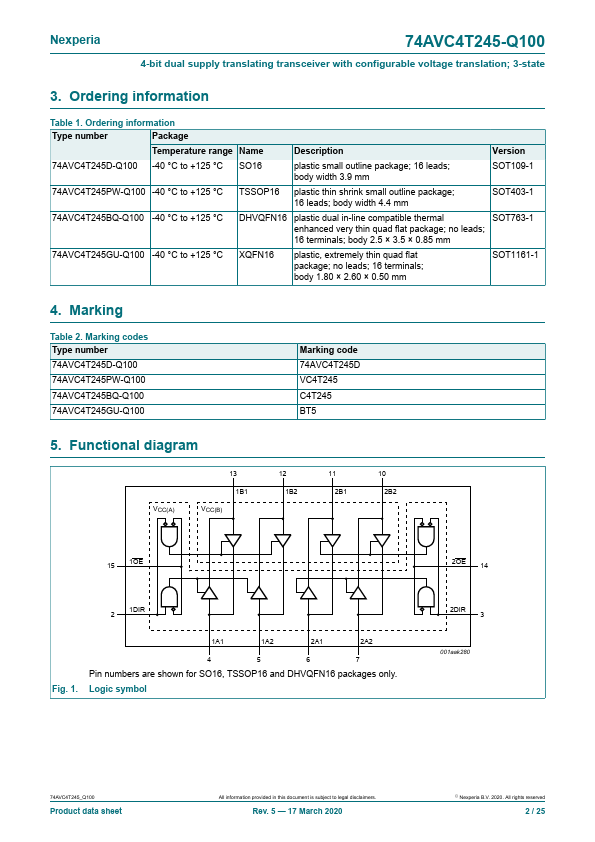 74AVC4T245-Q100