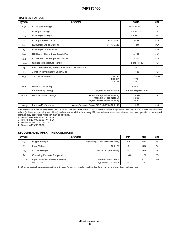 74FST3400