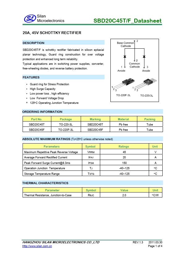 SBD20C45F