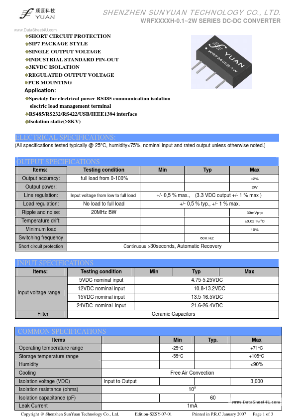 WRF2405H-1W