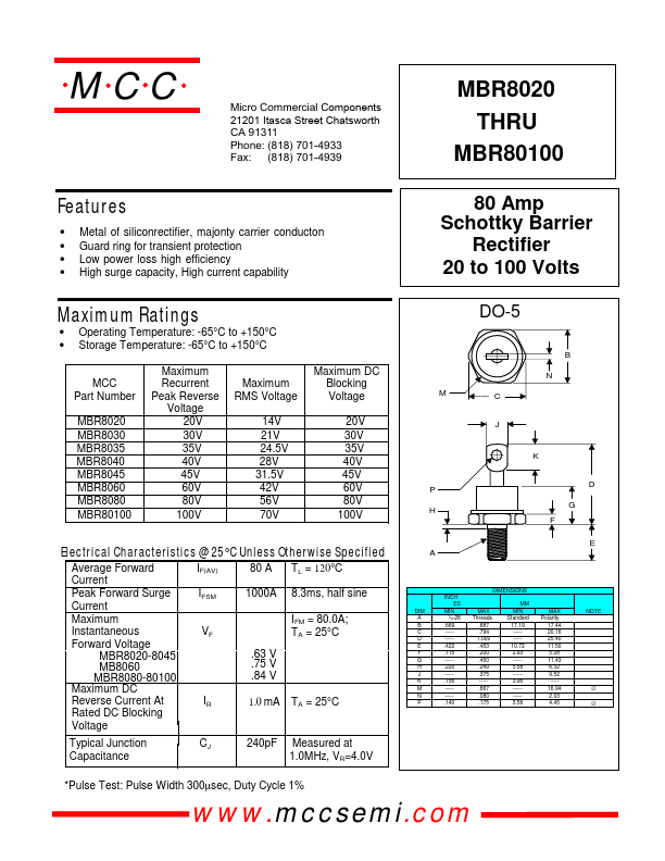 MBR80100