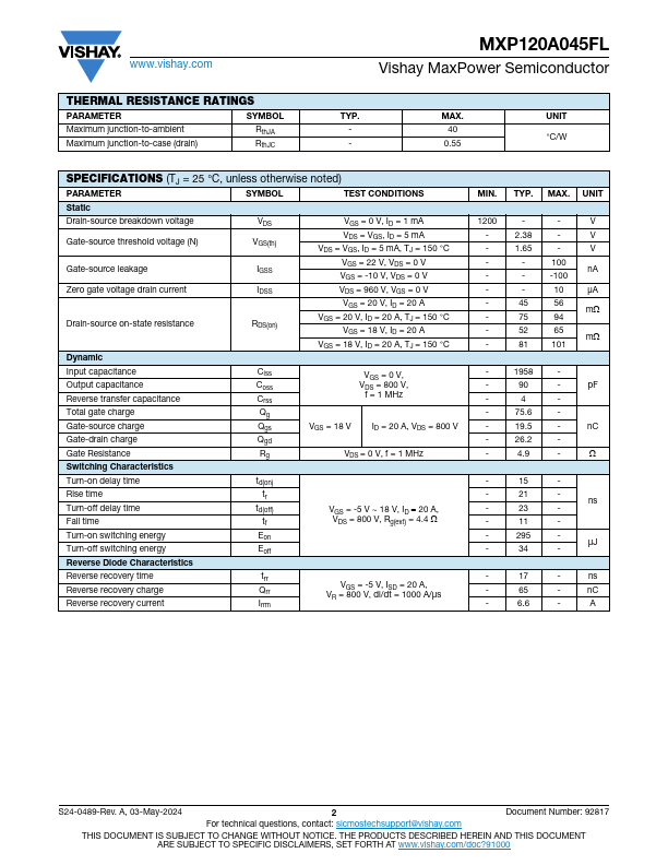 MXP120A045FL