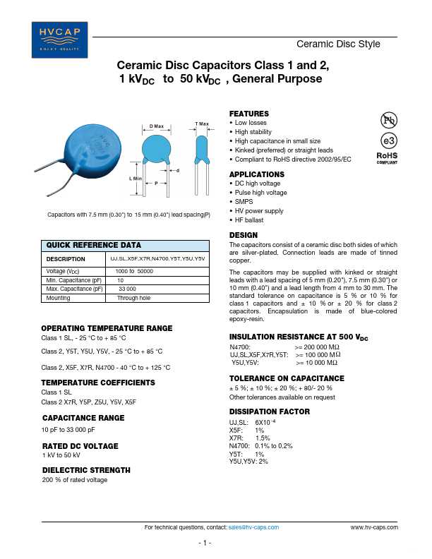 HVC81-2KV-SL08-F5-101K