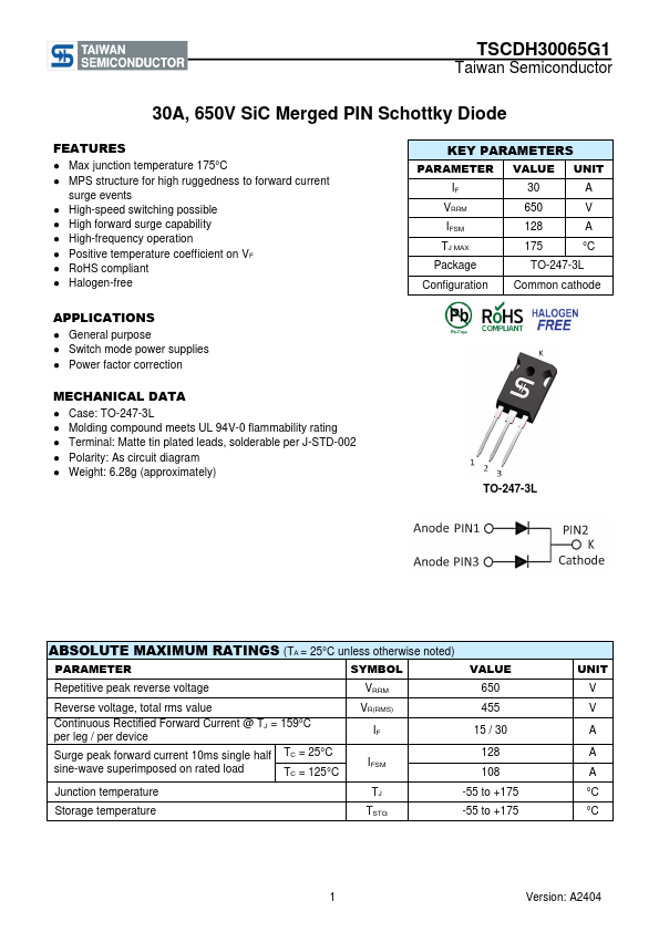 TSCDH30065G1