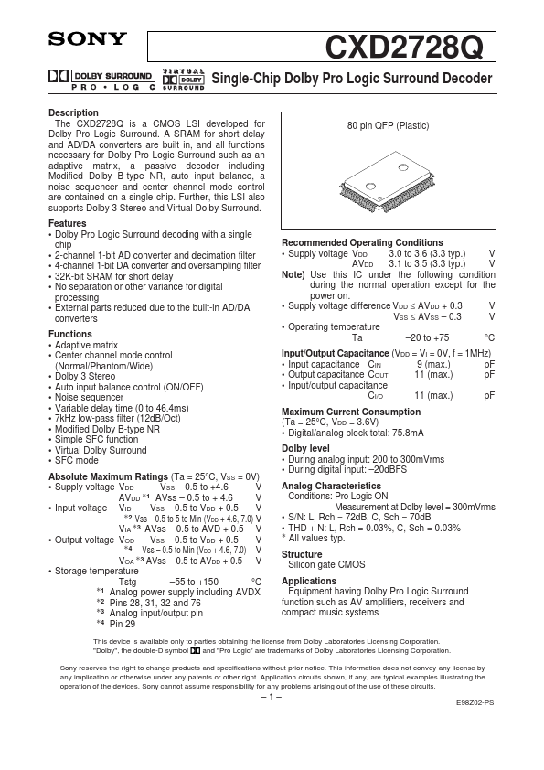 CXD2728Q