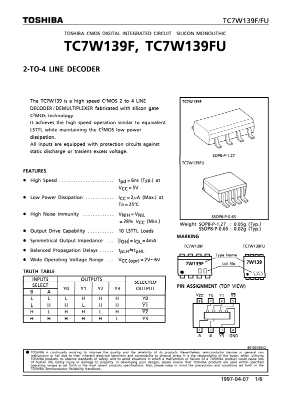 TC7W139