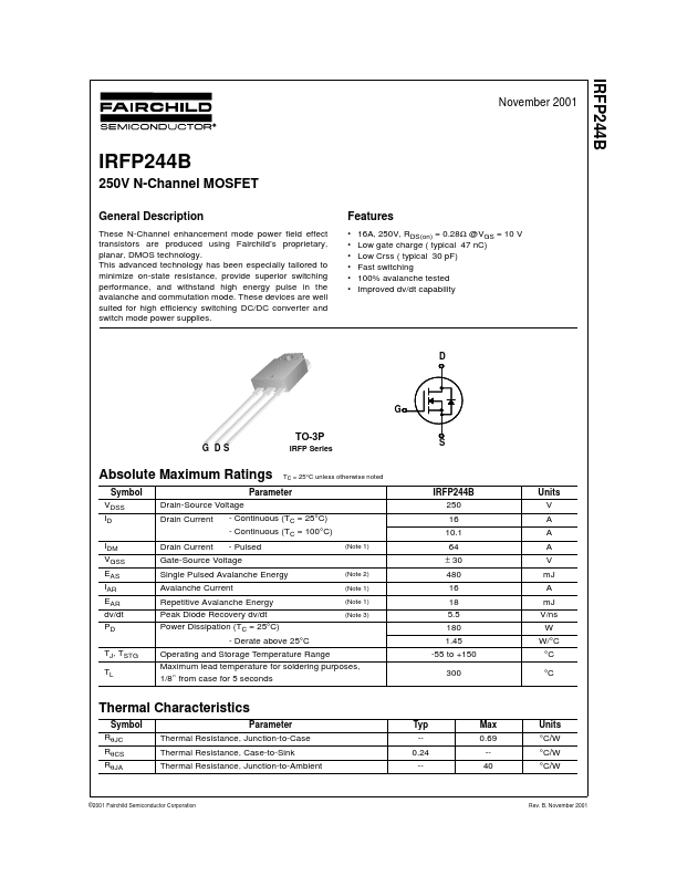 IRFP244B