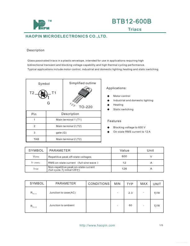 BTB12-600B