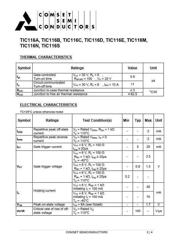 TIC116A