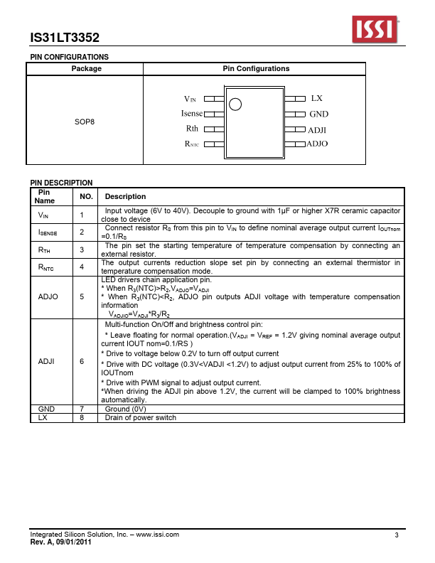 IS31LT3352